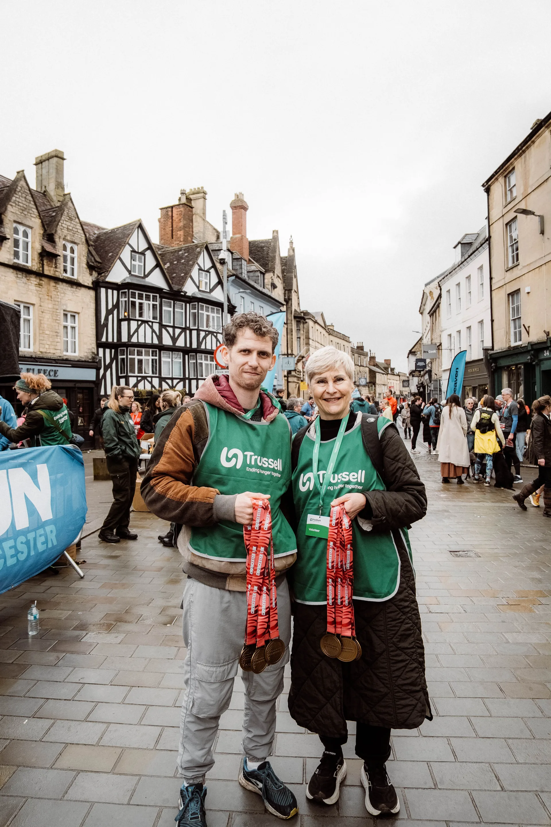 Sharing the race-day atmosphere in Cirencester