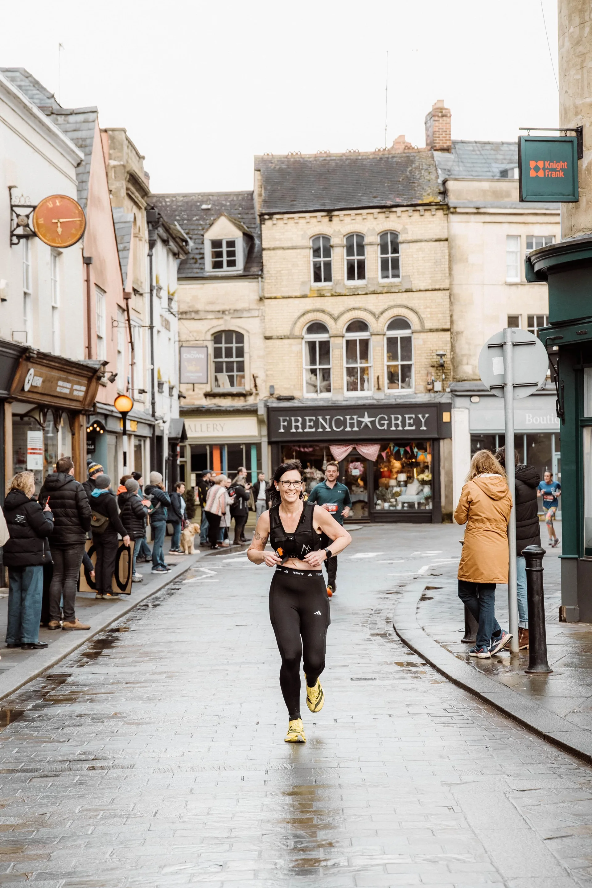 A runner on the streets of Cirencester